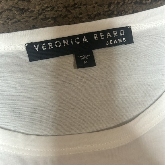 Veronica Beard Eyelet Top T-shirt size M - Picture 3 of 4